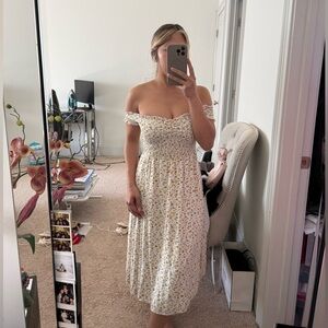 Forever 21 Floral Off-Shoulder Dress